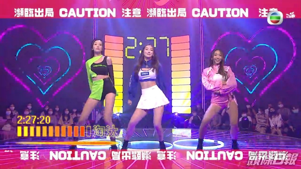 接近出局邊緣。